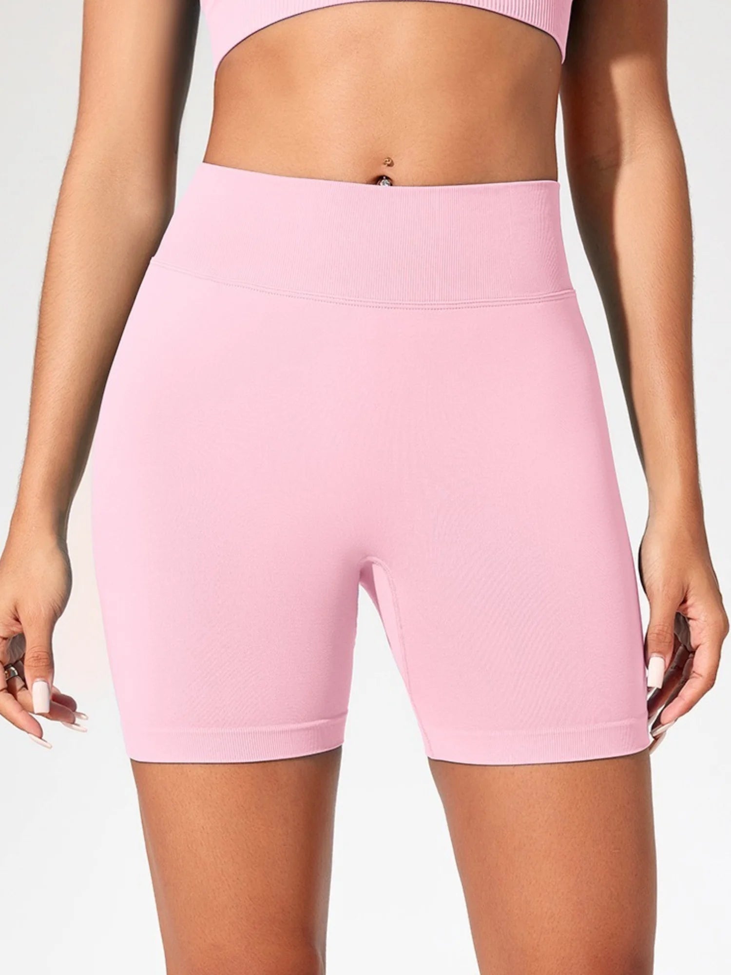 High Waisted Summer Yoga Shorts